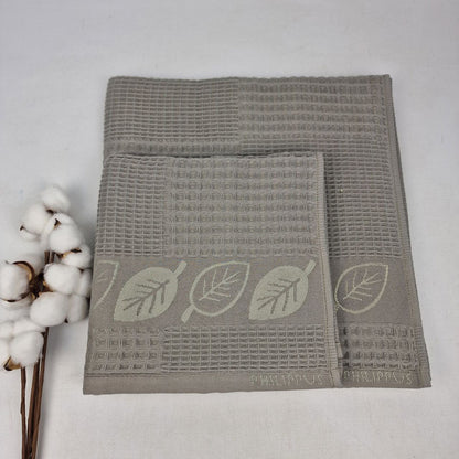 Комплект рушників вафельних, 2шт, 90х50см, 140х70см, Philippus Prime Cotton Life Waffle, / Бавовняні рушники