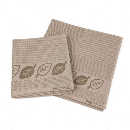 Комплект рушників вафельних, 2шт, 90х50см, 140х70см, Philippus Prime Cotton Life Waffle, / Бавовняні рушники