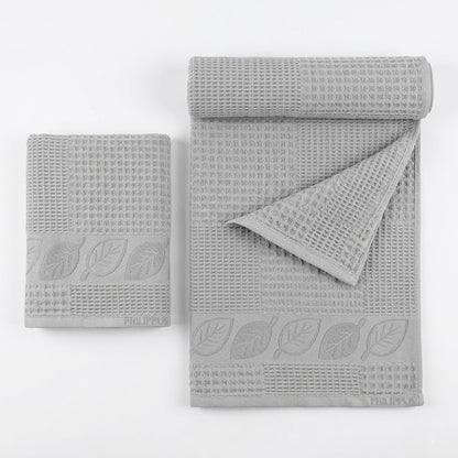 Комплект рушників вафельних, 2шт, 90х50см, 140х70см, Philippus Prime Cotton Life Waffle, / Бавовняні рушники