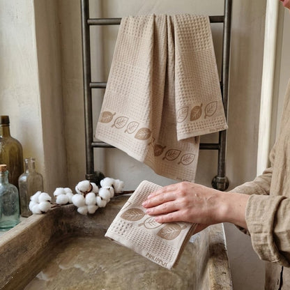 Комплект рушників вафельних, 2шт, 90х50см, 140х70см, Philippus Prime Cotton Life Waffle, / Бавовняні рушники