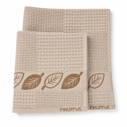 Комплект рушників вафельних, 2шт, 90х50см, 140х70см, Philippus Prime Cotton Life Waffle, / Бавовняні рушники