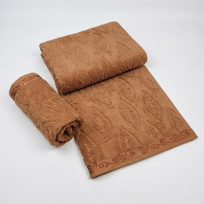 Комплект рушників з махри, 2шт, 90х50см, 140х70см, АЕ Microcotton-2, / Махрові рушники / Коттонові рушники