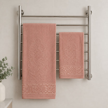 Набір рушників махрових, 2шт(140х70см, 90х50см), Prime Cotton Lydia (A395), / Рушники бавовняні / Набір банних рушників