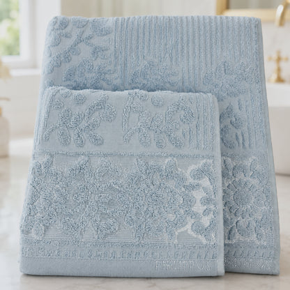 Набір рушників махрових, 2шт(140х70см, 90х50см), Prime Cotton Lydia (A395), / Рушники бавовняні / Набір банних рушників