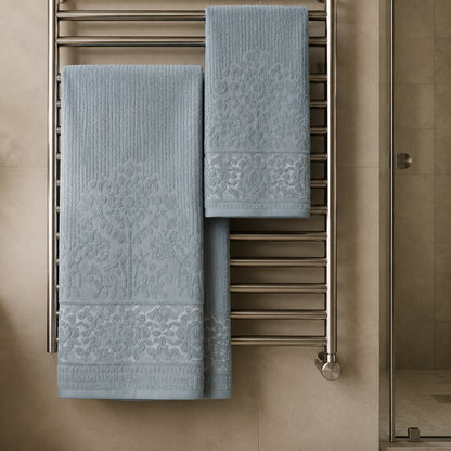 Набір рушників махрових, 2шт(140х70см, 90х50см), Prime Cotton Lydia (A395), / Рушники бавовняні / Набір банних рушників