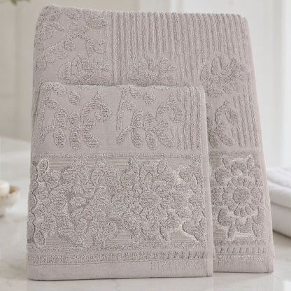 Набір рушників махрових, 2шт(140х70см, 90х50см), Prime Cotton Lydia (A395), / Рушники бавовняні / Набір банних рушників