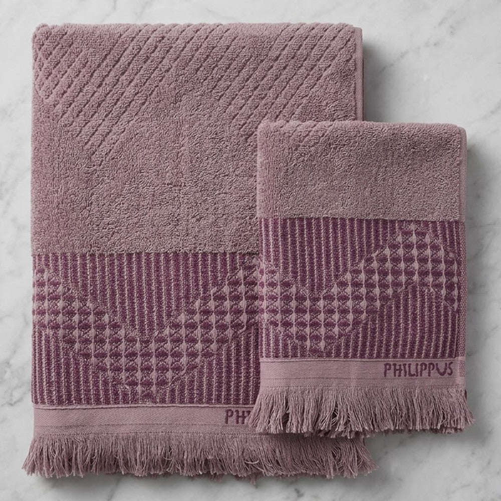 Набір махрових рушників 2шт, 140х70см, 90х50см, Philippus Prime Cotton, / Бавовняні рушники / Комплект рушників