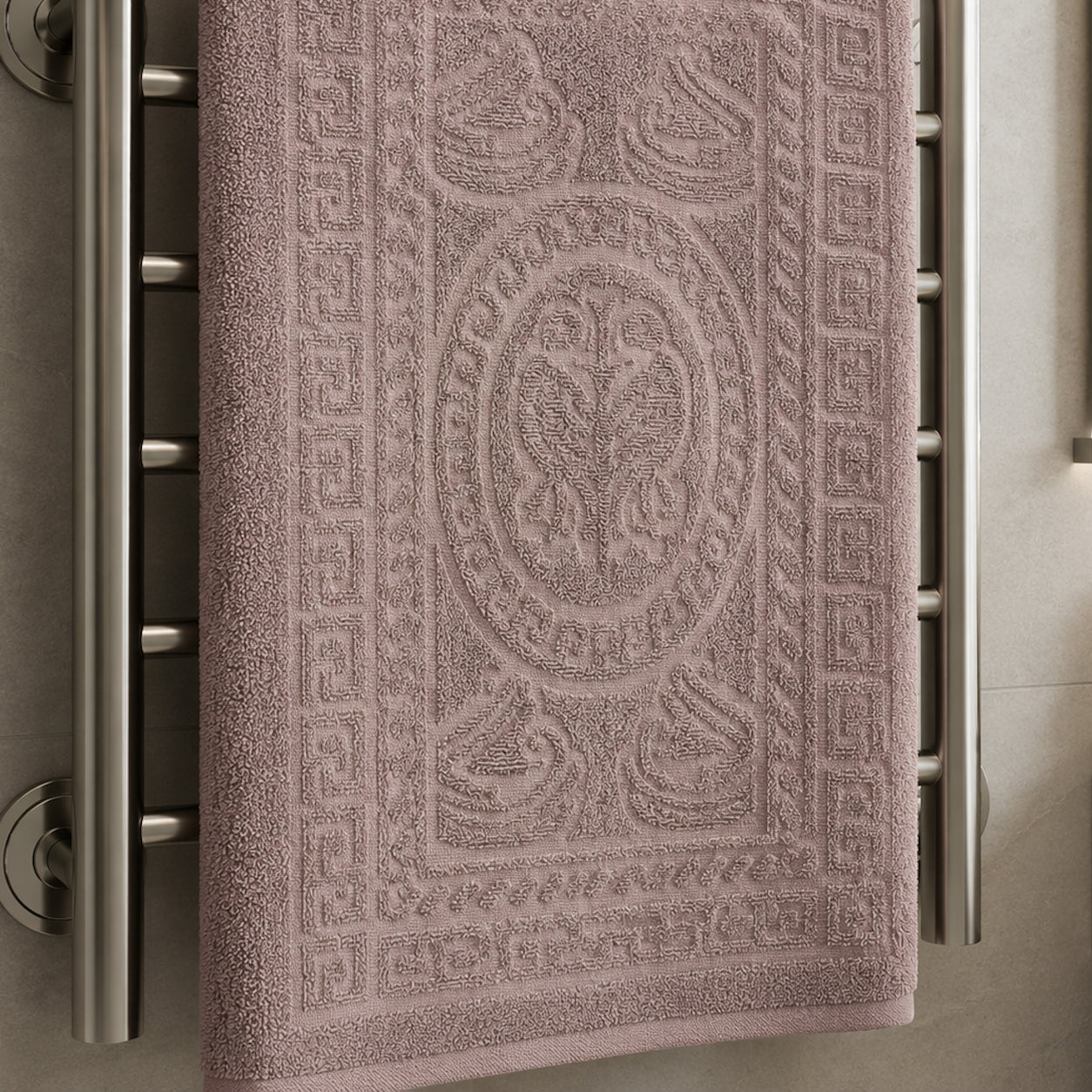Набір рушників махрових, 2шт(140х70см, 90х50см), Lux Cotton Pilimunus (Е818), / Комплект рушників для ванної