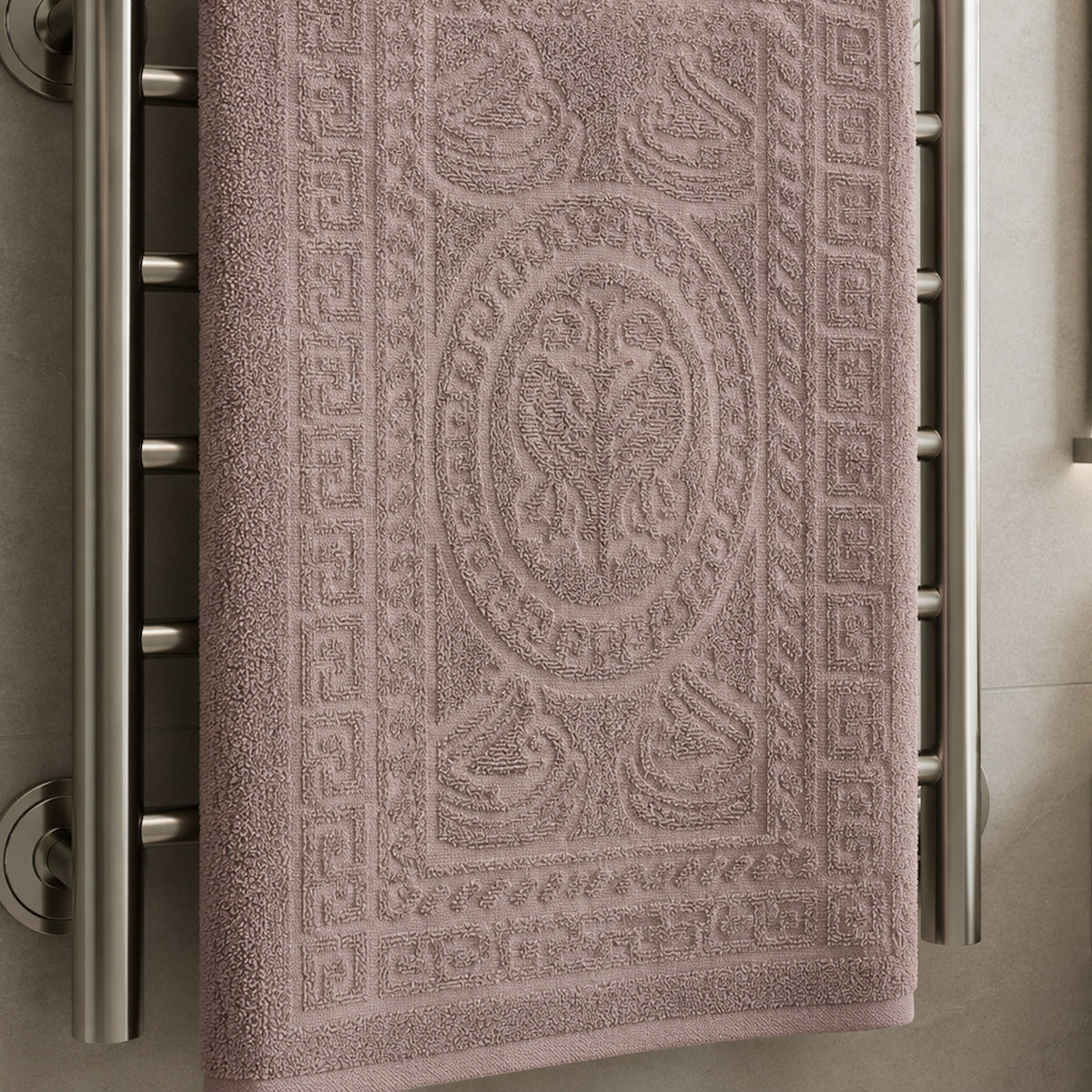 Набір рушників махрових, 2шт(140х70см, 90х50см), Lux Cotton Pilimunus (Е818), / Комплект рушників для ванної