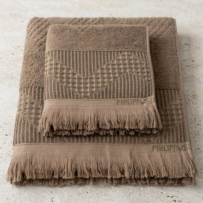 Набір махрових рушників 2шт, 140х70см, 90х50см, Philippus Prime Cotton, / Бавовняні рушники / Комплект рушників
