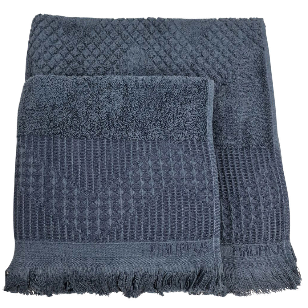 Набір махрових рушників 2шт, 140х70см, 90х50см, Philippus Prime Cotton, / Бавовняні рушники / Комплект рушників