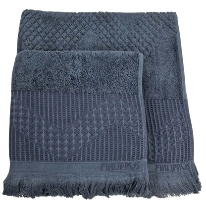 Набір махрових рушників 2шт, 140х70см, 90х50см, Philippus Prime Cotton, / Бавовняні рушники / Комплект рушників