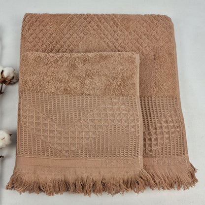 Набір махрових рушників 2шт, 140х70см, 90х50см, Philippus Prime Cotton, / Бавовняні рушники / Комплект рушників