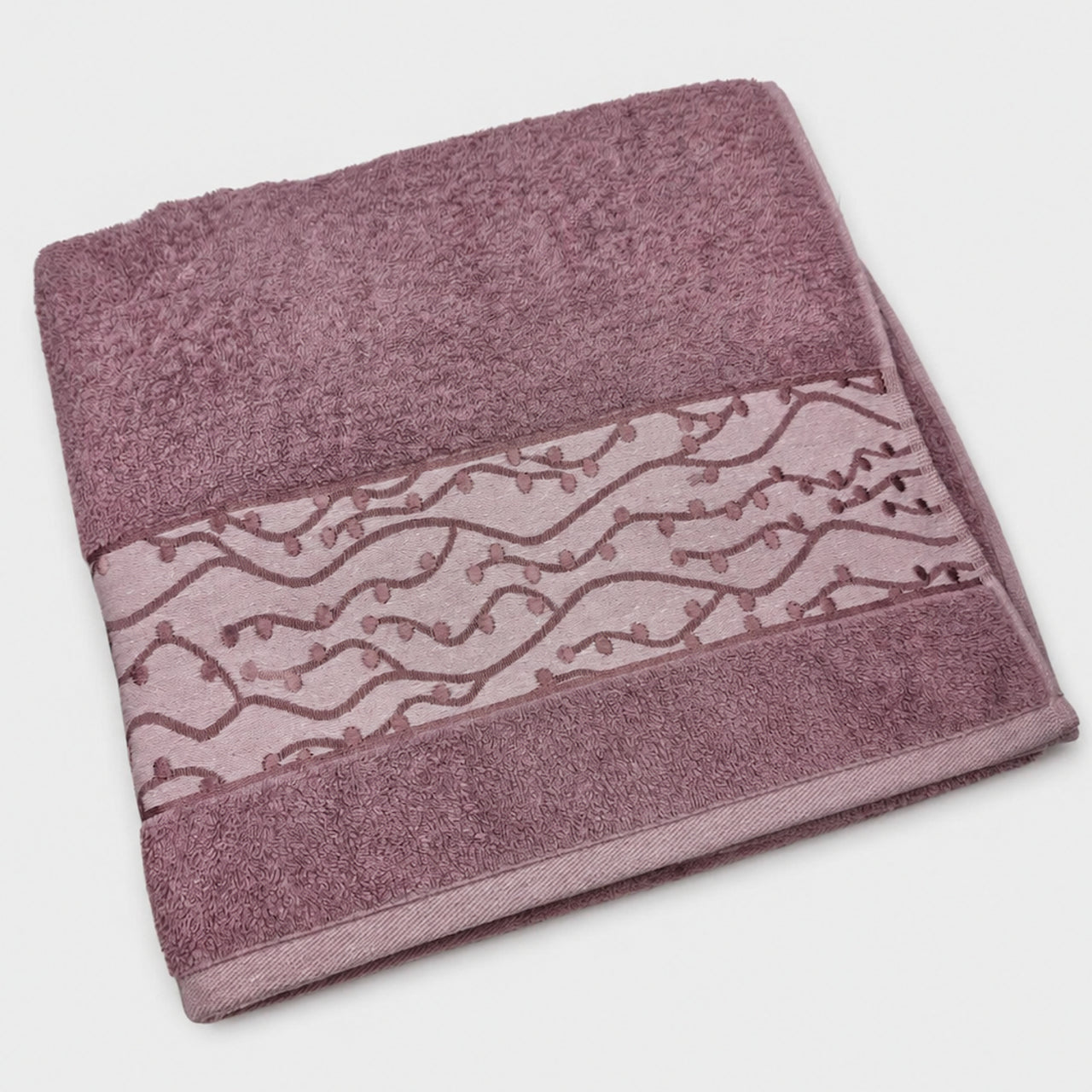 Набір рушників махрових, 6шт, Moss Cotton Damla (A559) / Комплект рушників для ванної / Бавовняні рушники