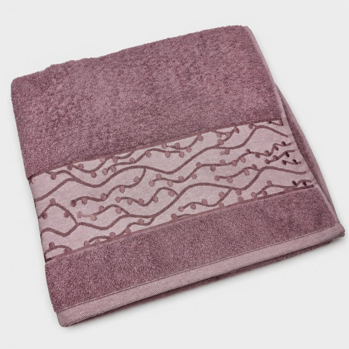 Набір рушників махрових, 6шт, Moss Cotton Damla (A559) / Комплект рушників для ванної / Бавовняні рушники