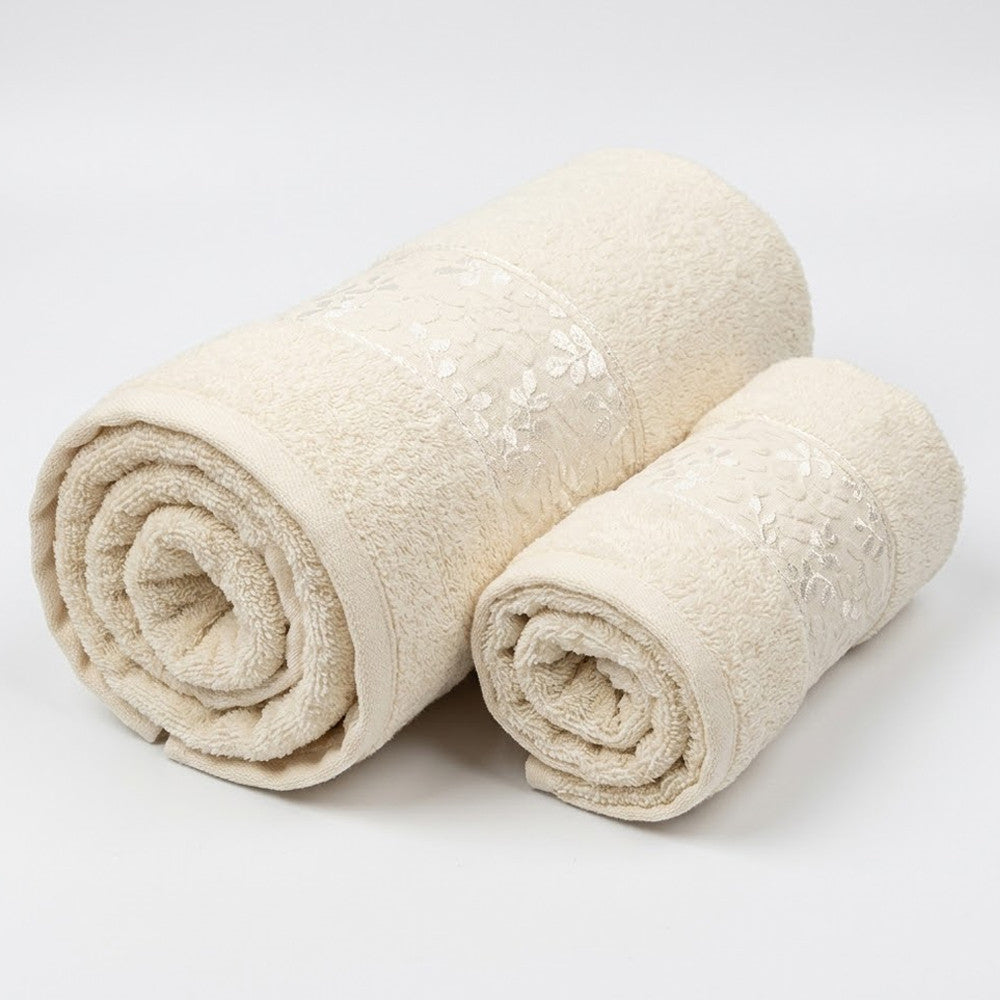 Набір рушників 2шт, 140х70см, 90х50см, Philippus Super Cotton, / Комплект махрових рушників / Бавовняні рушники