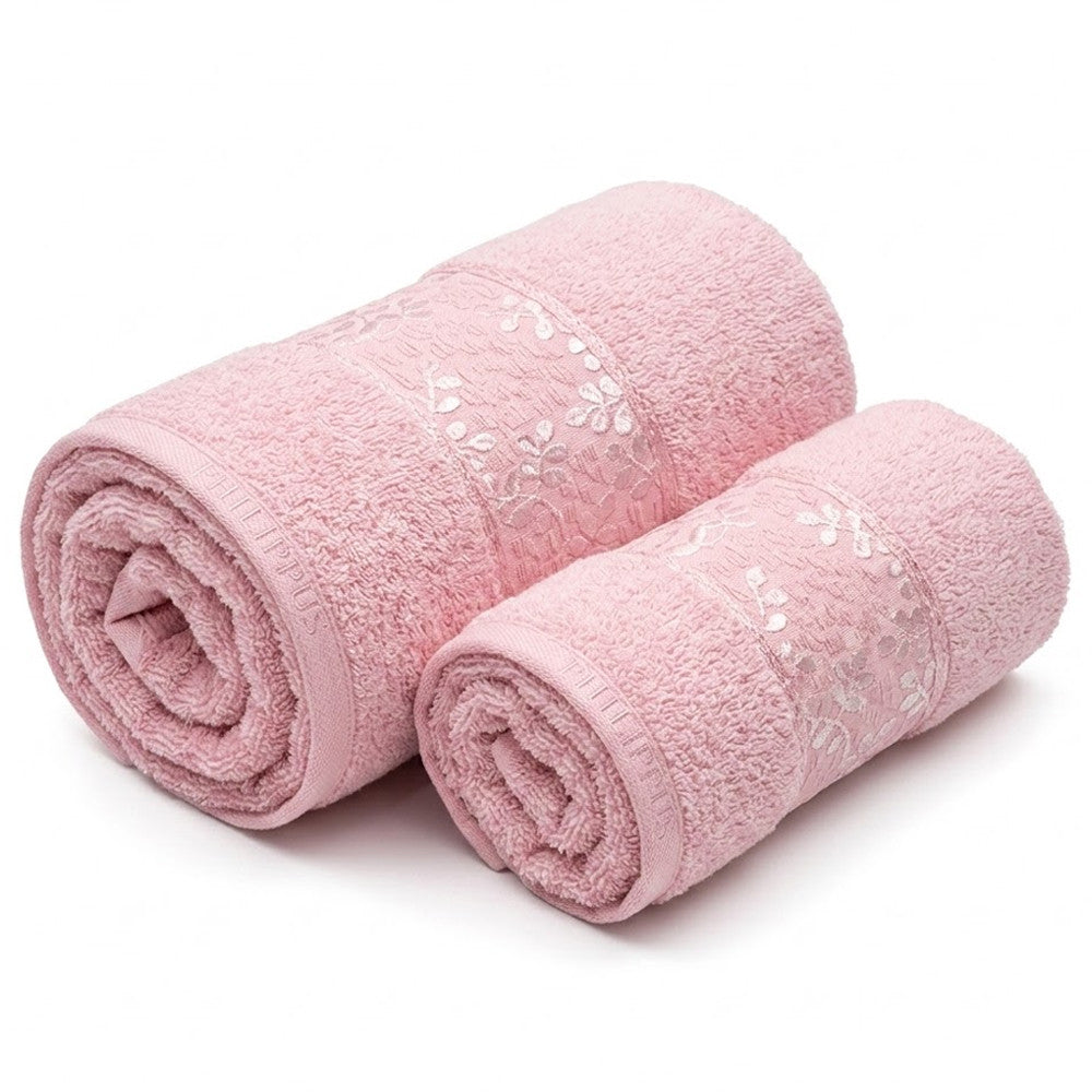 Набір рушників 2шт, 140х70см, 90х50см, Philippus Super Cotton, / Комплект махрових рушників / Бавовняні рушники