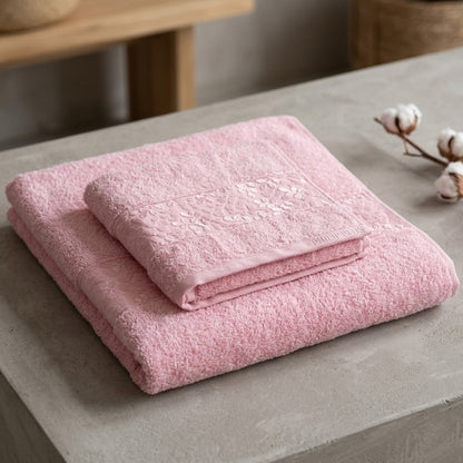 Набір рушників 2шт, 140х70см, 90х50см, Philippus Super Cotton, / Комплект махрових рушників / Бавовняні рушники