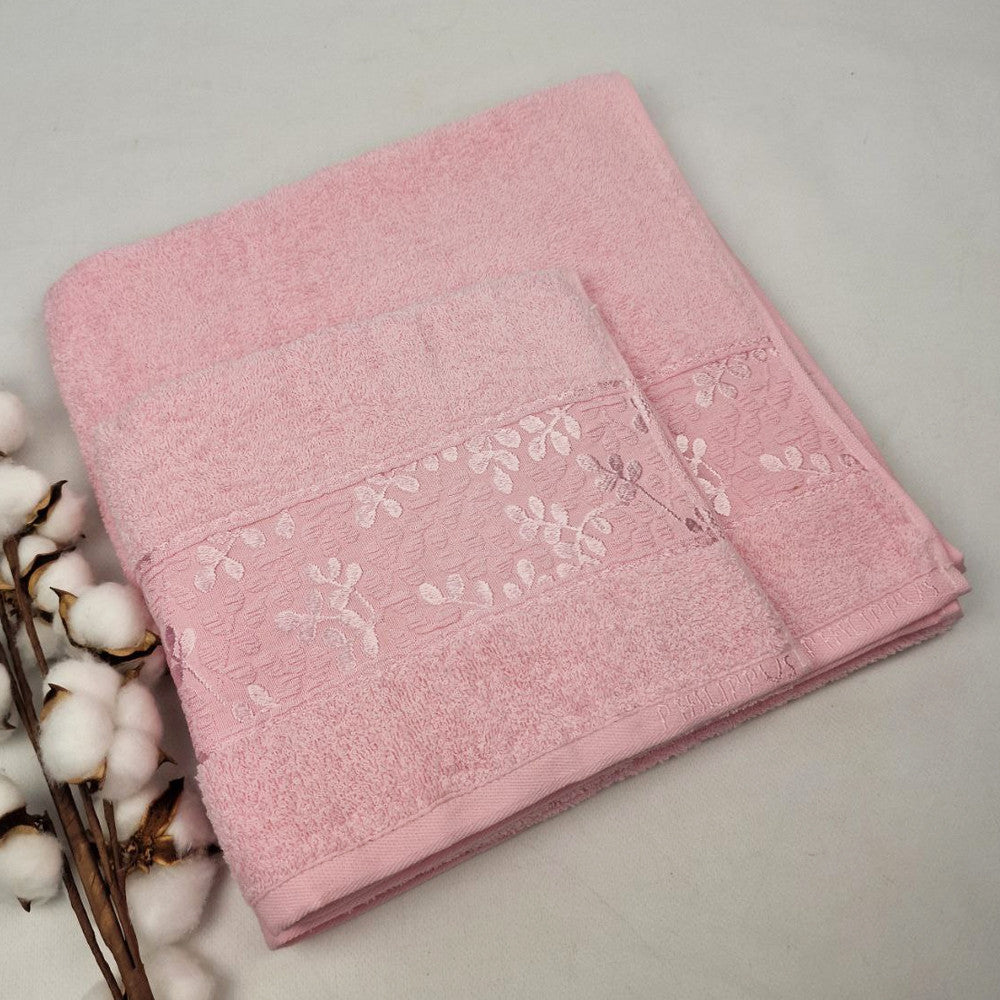 Набір рушників 2шт, 140х70см, 90х50см, Philippus Super Cotton, / Комплект махрових рушників / Бавовняні рушники
