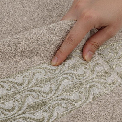 Набір рушників махрових, 2шт(140х70см, 90х50см), Moss Cotton Mary, / Бавовняні рушники / Рушник банний