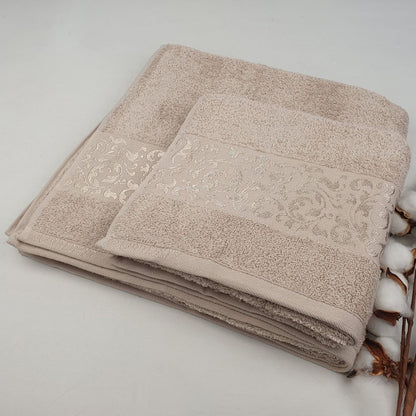 Набір рушників махрових, 2шт(140х70см, 90х50см), Super Cotton Ruby, / Рушник банний / Бавовняні рушники