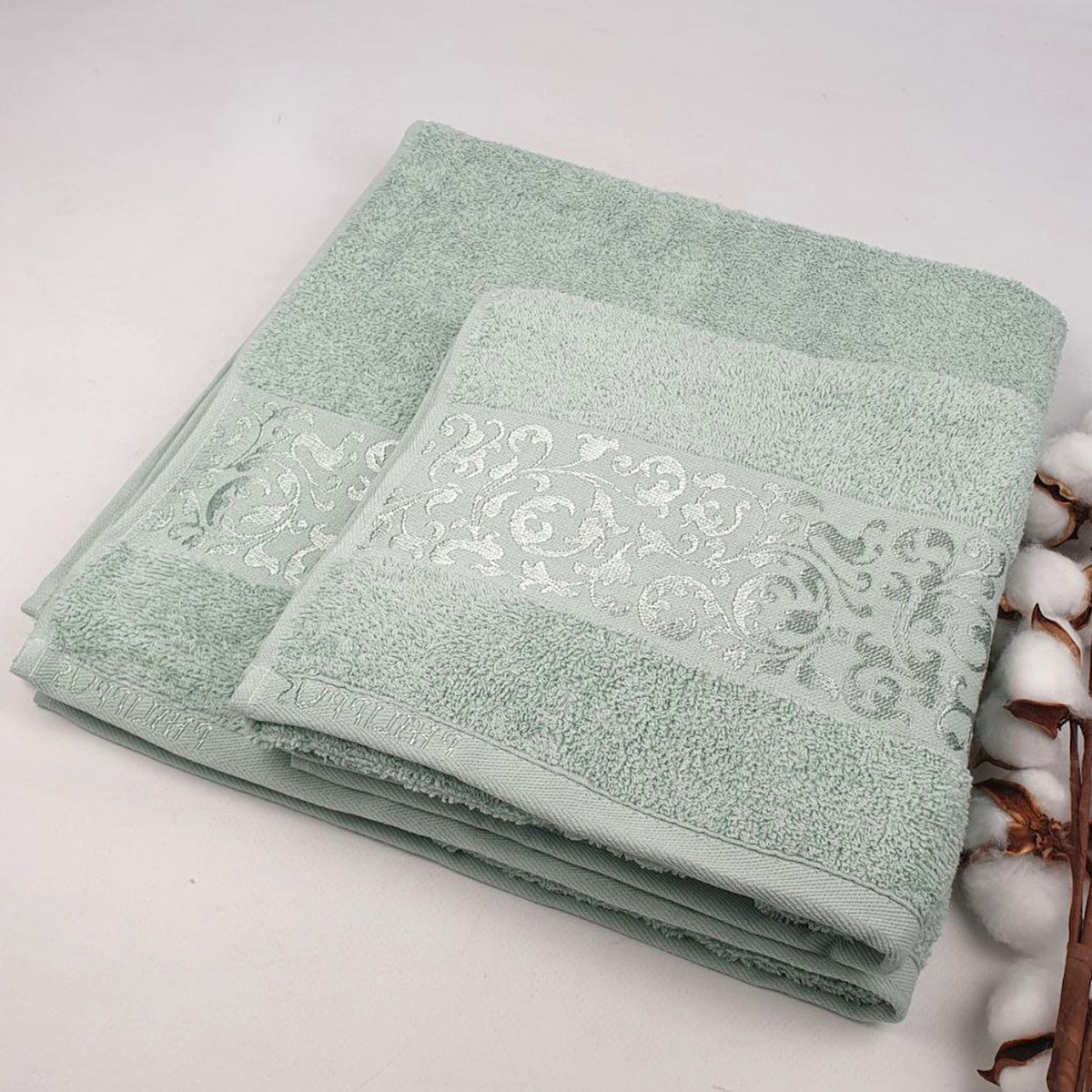 Набір рушників махрових, 2шт(140х70см, 90х50см), Super Cotton Ruby, / Рушник банний / Бавовняні рушники