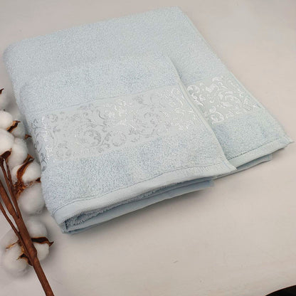 Набір рушників махрових, 2шт(140х70см, 90х50см), Super Cotton Ruby, / Рушник банний / Бавовняні рушники