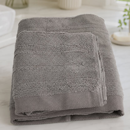 Набір рушників махрових, 2шт(140х70см, 90х50см), Microcotton Cevher, / Рушники для тіла та обличчя