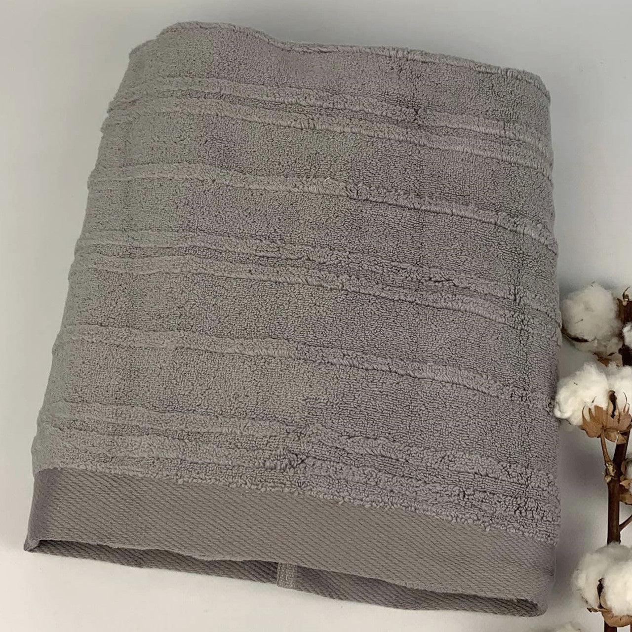 Набір рушників махрових, 2шт(140х70см, 90х50см), Microcotton Cevher, / Рушники для тіла та обличчя
