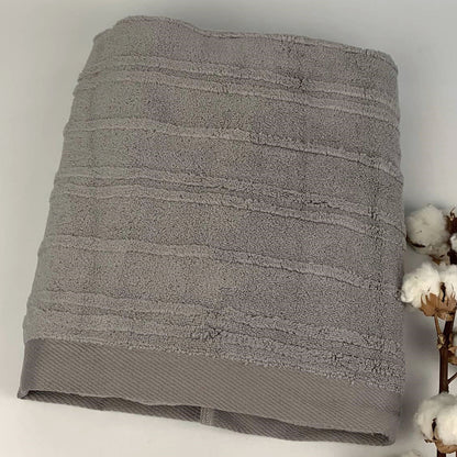 Набір рушників махрових, 2шт(140х70см, 90х50см), Microcotton Cevher, / Рушники для тіла та обличчя