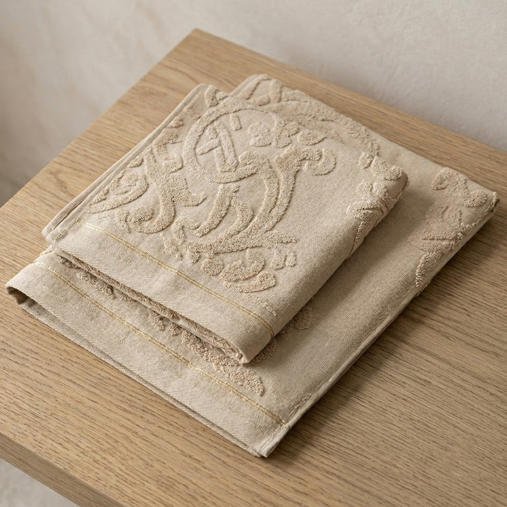 Набір рушників махрових 2шт, 140х70см, 90х50см, Philippus Moss Cotton, / Комплект рушників / Рушники з бавовни