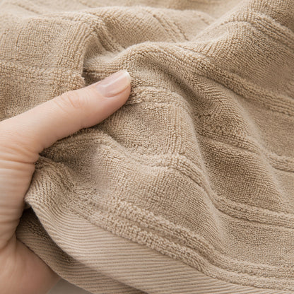 Набір рушників махрових, 2шт(140х70см, 90х50см), Microcotton Cevher, / Рушники для тіла та обличчя