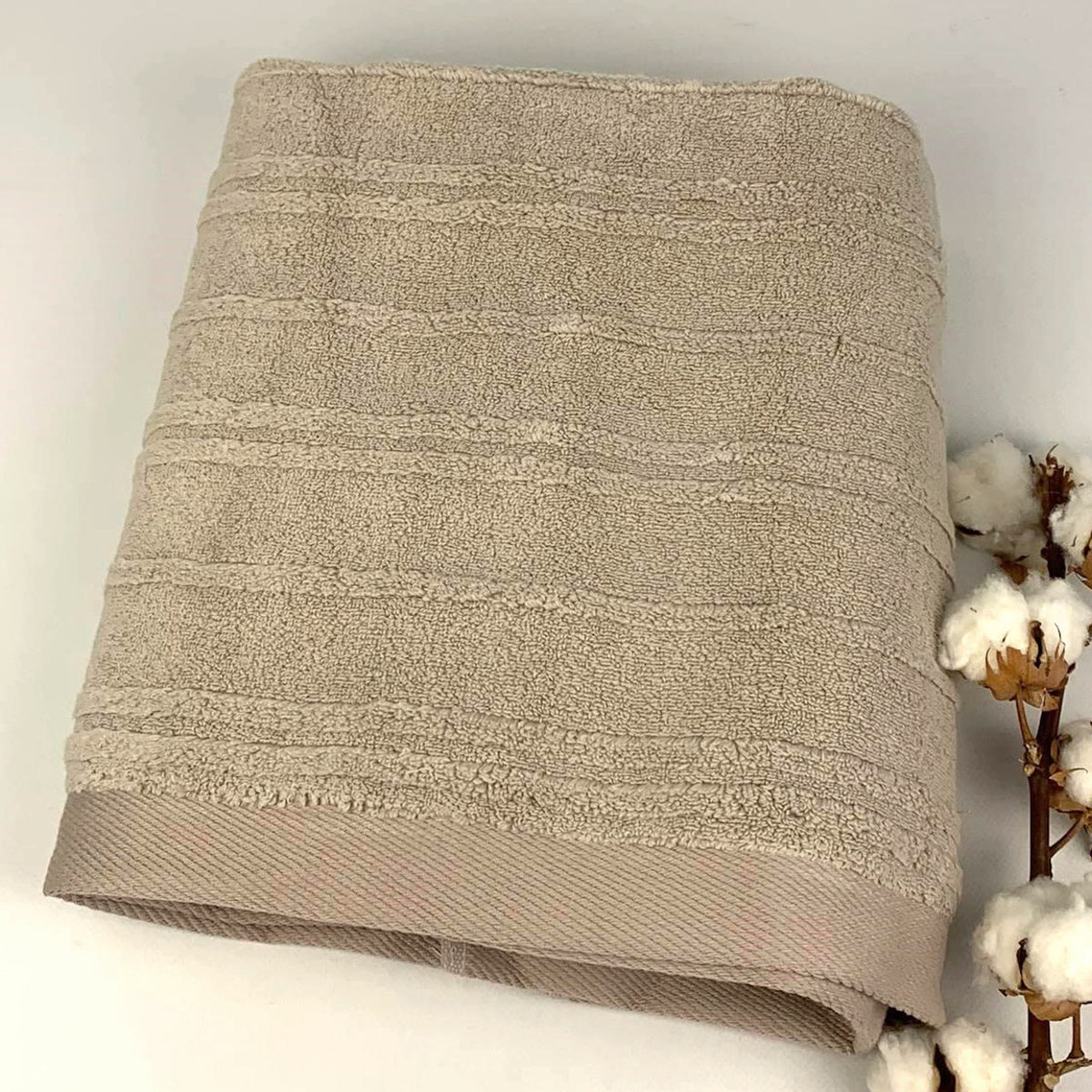 Набір рушників махрових, 2шт(140х70см, 90х50см), Microcotton Cevher, / Рушники для тіла та обличчя