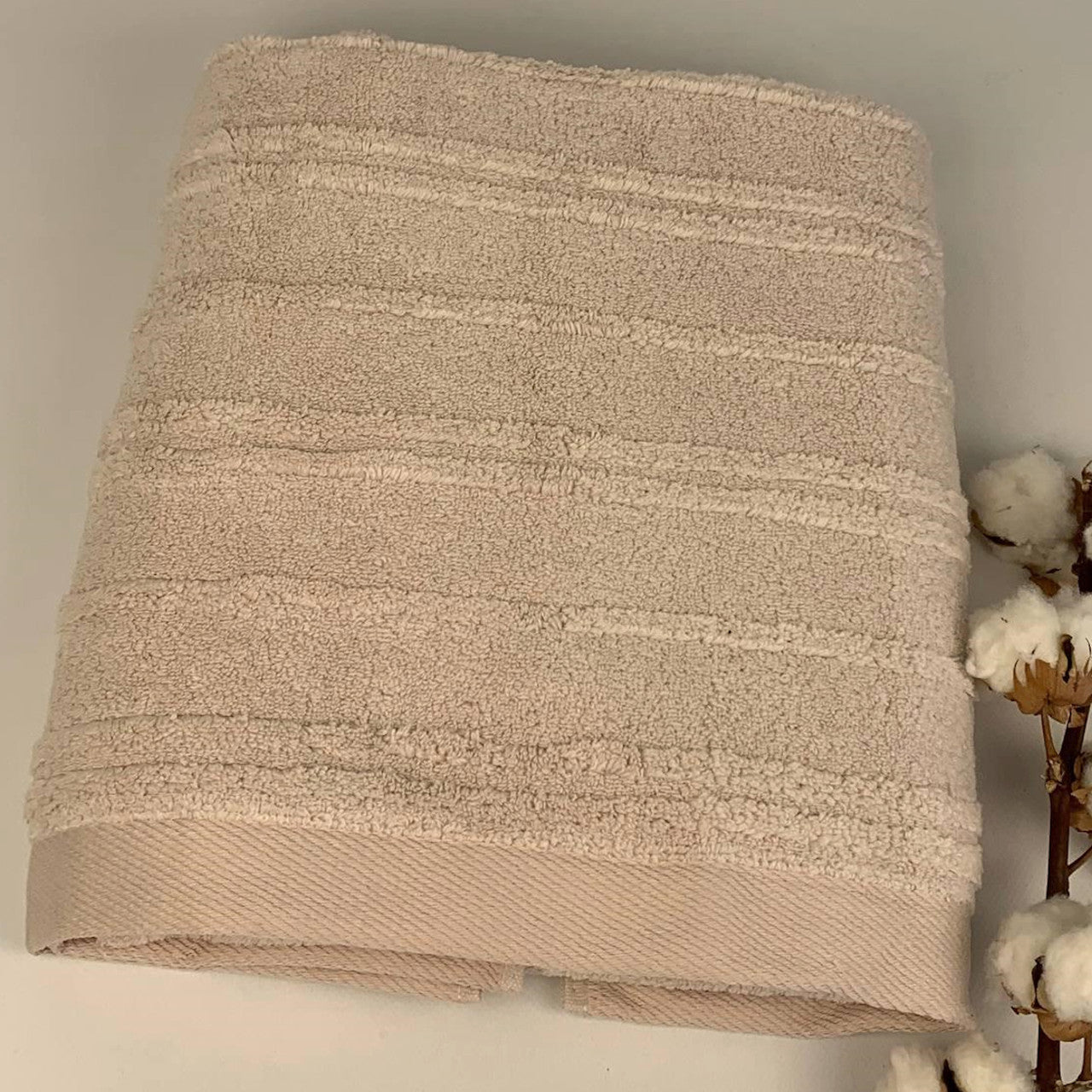 Набір рушників махрових, 2шт(140х70см, 90х50см), Microcotton Cevher, / Рушники для тіла та обличчя