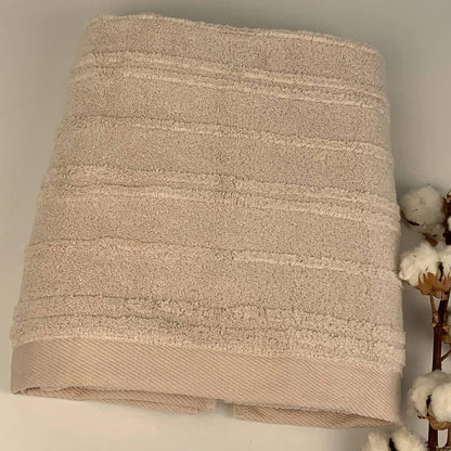 Набір рушників махрових, 2шт(140х70см, 90х50см), Microcotton Cevher, / Рушники для тіла та обличчя