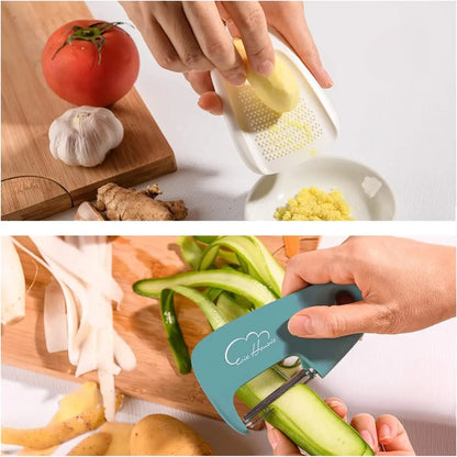 Міні-набір кухонних аксесуарів 5в1, KITCHENWARE / Брелок з кухонним приладдям / Кухонний набір для кемпінгу