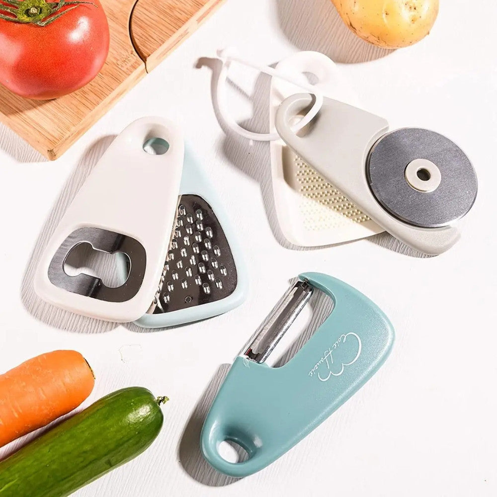 Міні-набір кухонних аксесуарів 5в1, KITCHENWARE / Брелок з кухонним приладдям / Кухонний набір для кемпінгу