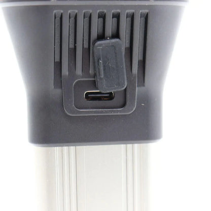 Акумуляторний ручний ліхтар із USB зарядкою та бічним світлом, 5Вт, Сова CB-888, Сірий / Світлодіодний ліхтар