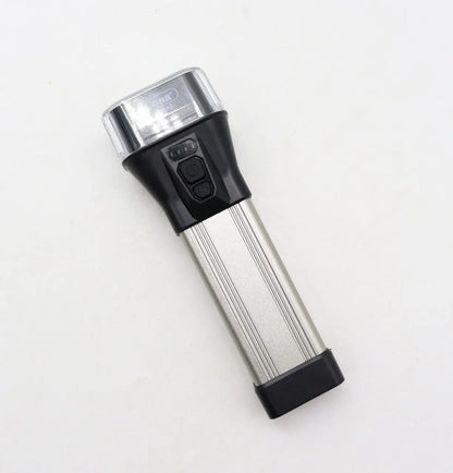 Акумуляторний ручний ліхтар із USB зарядкою та бічним світлом, 5Вт, Сова CB-888, Сірий / Світлодіодний ліхтар