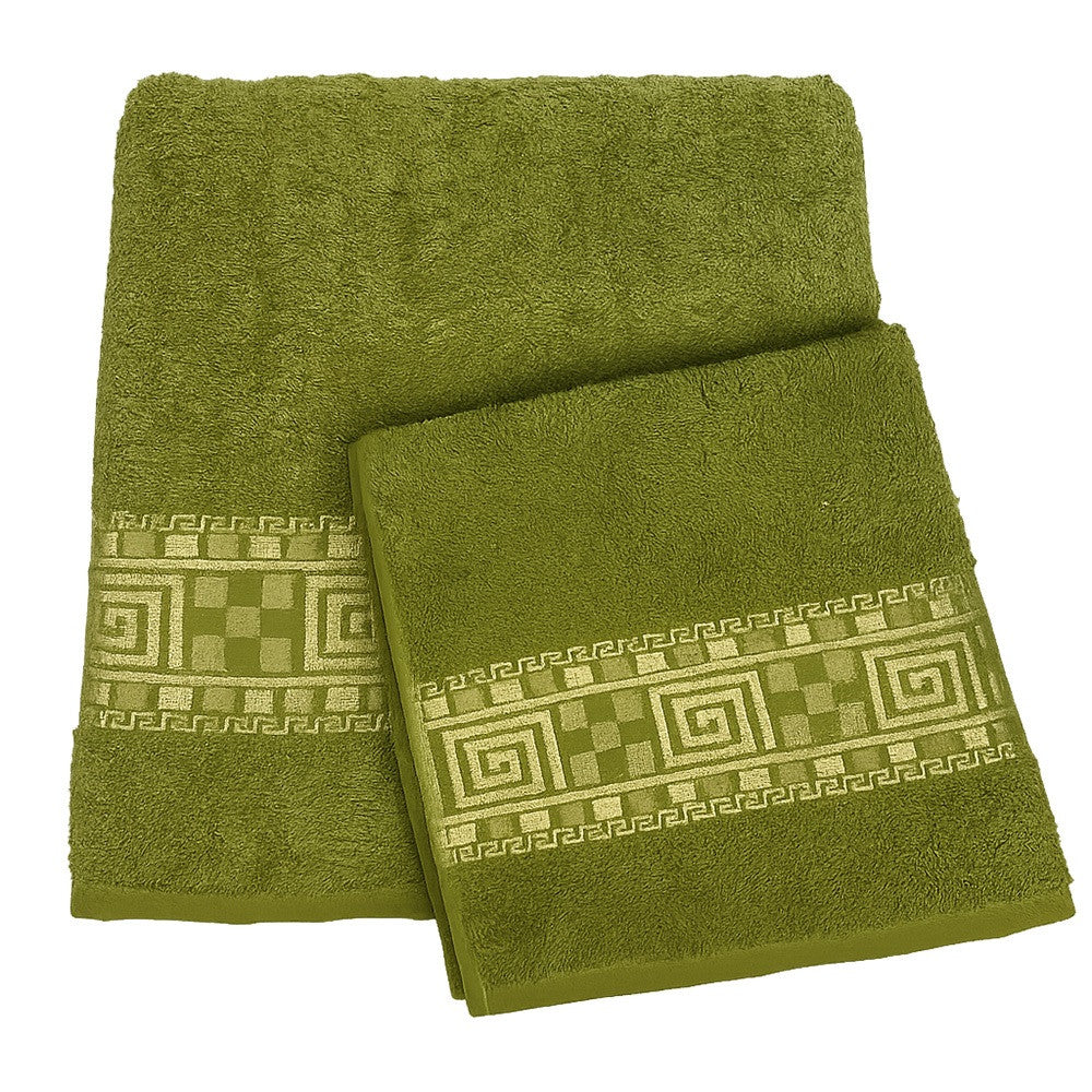 Набір рушників для ванної 2 шт (140х70, 90х50 см), Cottonize, / Комплект махрових рушників / Набір банних рушників