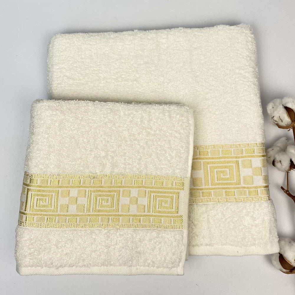 Набір рушників для ванної 2 шт (140х70, 90х50 см), Cottonize, / Комплект махрових рушників / Набір банних рушників