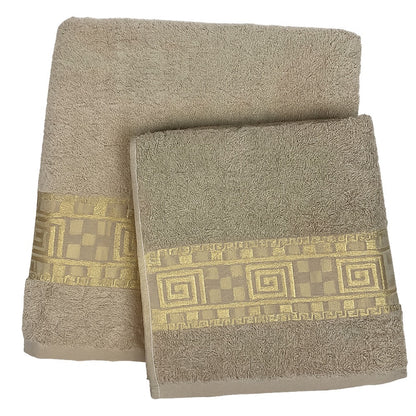 Набір рушників для ванної 2 шт (140х70, 90х50 см), Cottonize, / Комплект махрових рушників / Набір банних рушників