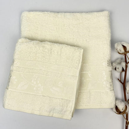 Набір махрових рушників, 2шт(140х70см, 90х50см), Cottonize cod133, / Бавовняні рушники / Банний комплект рушників