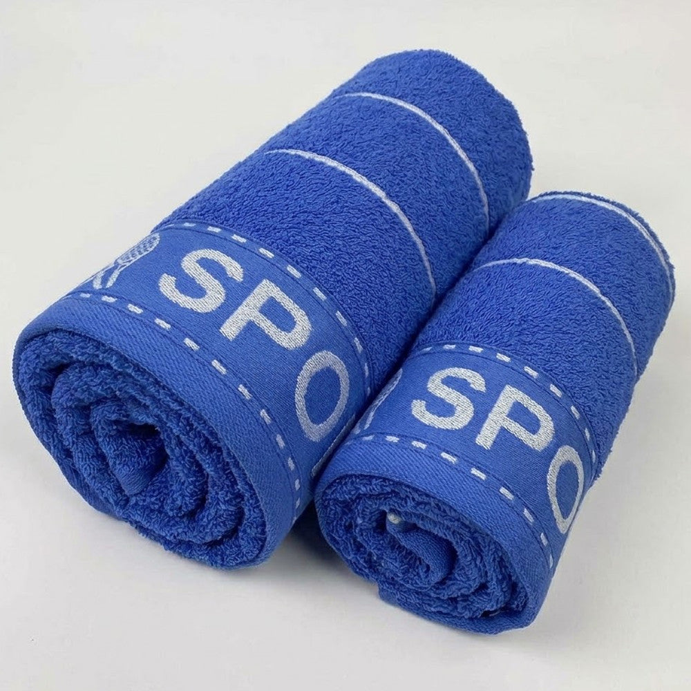 Набір махрових рушників 2шт, 140х70см, 90х50см, Cottonize, / Комплект спортивних рушників / Рушники з бавовни
