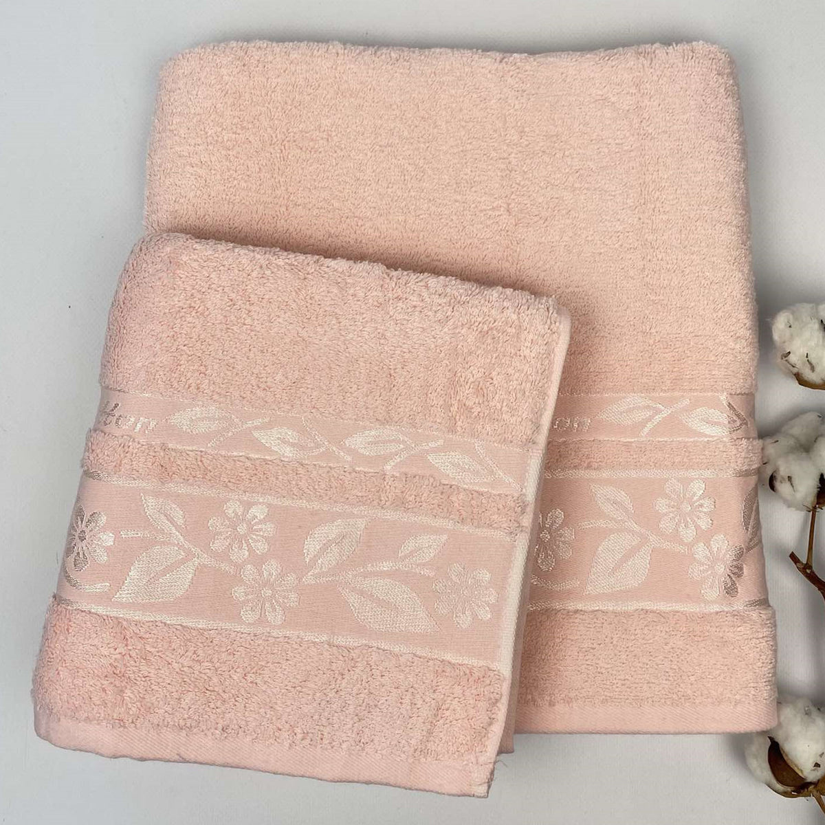 Набір махрових рушників, 2шт(140х70см, 90х50см), Cottonize cod133, / Бавовняні рушники / Банний комплект рушників