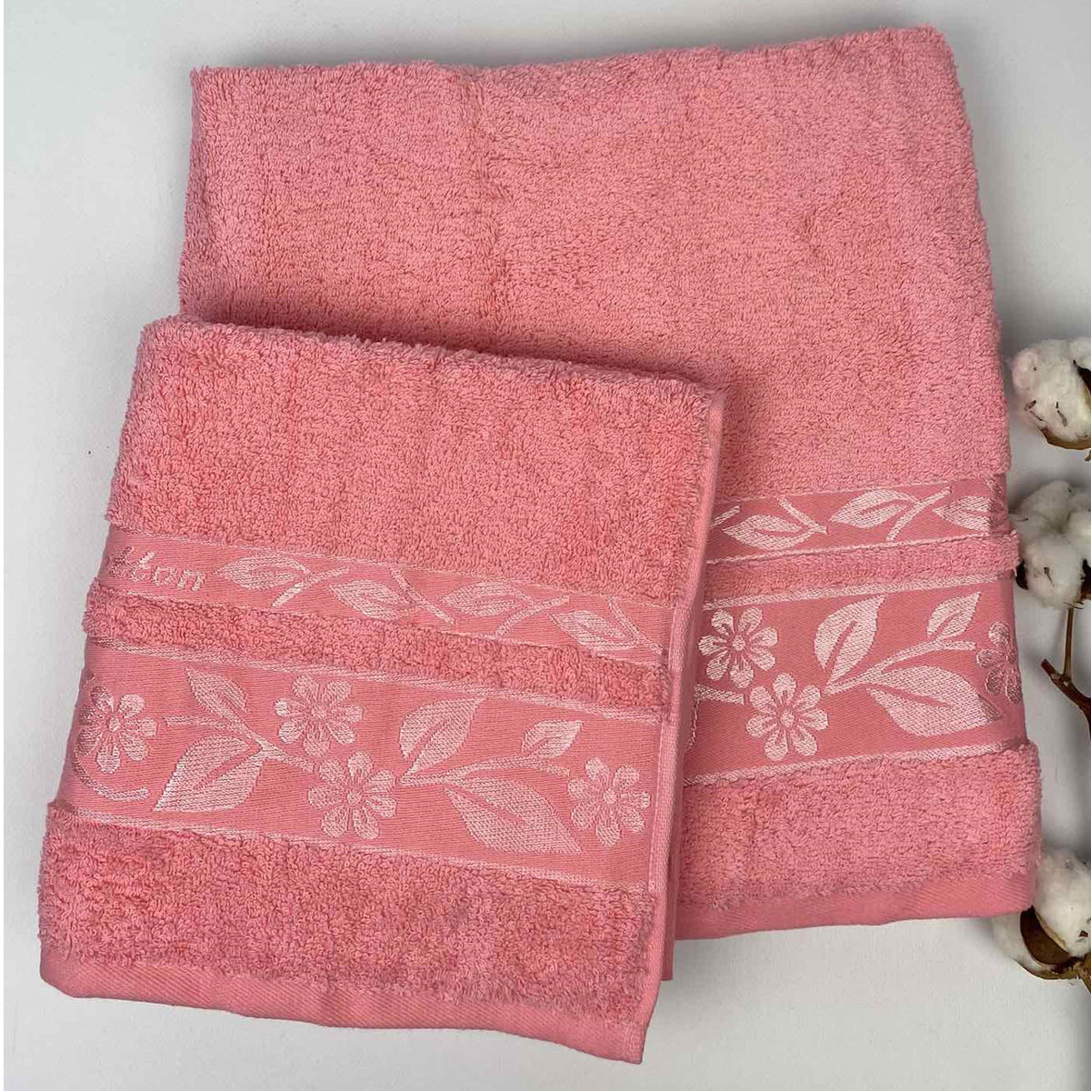 Набір махрових рушників, 2шт(140х70см, 90х50см), Cottonize cod133, / Бавовняні рушники / Банний комплект рушників