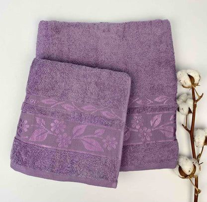 Набір махрових рушників, 2шт(140х70см, 90х50см), Cottonize cod133, / Бавовняні рушники / Банний комплект рушників