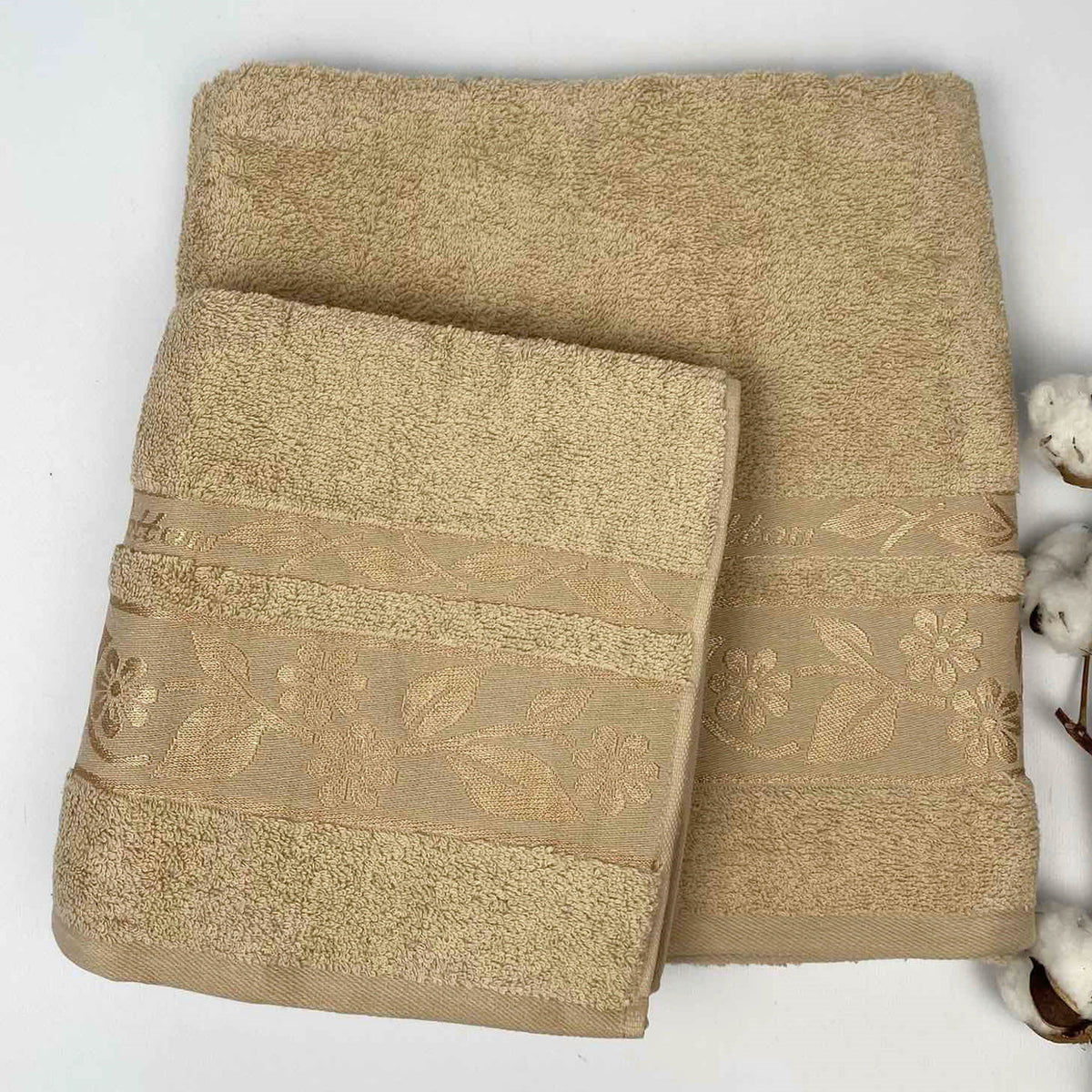 Набір махрових рушників, 2шт(140х70см, 90х50см), Cottonize cod133, / Бавовняні рушники / Банний комплект рушників