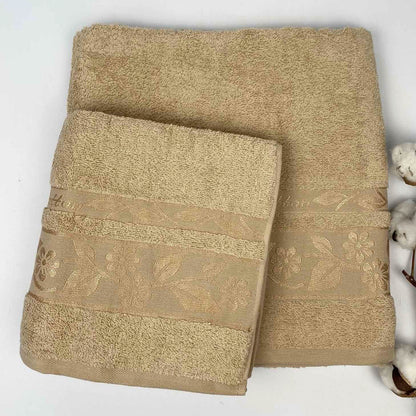 Набір махрових рушників, 2шт(140х70см, 90х50см), Cottonize cod133, / Бавовняні рушники / Банний комплект рушників