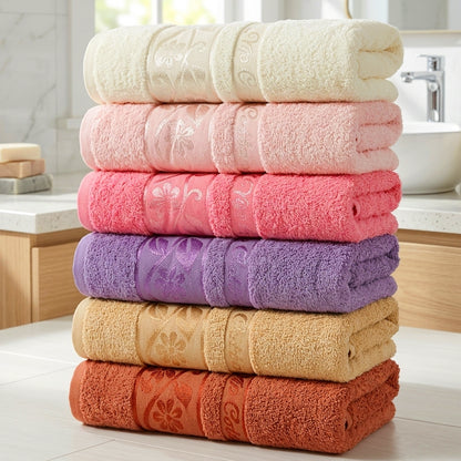 Набір рушників махрових, 6шт, 90х50см, Cottonize cod133 / Бавовняні рушники / Рушники для обличчя